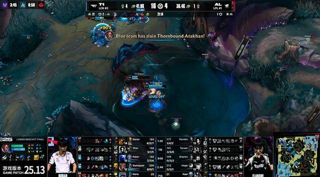 LOL-MSI:Oner蝎子节奏完美主导决胜局,T1 3-2击败AL挺进决赛