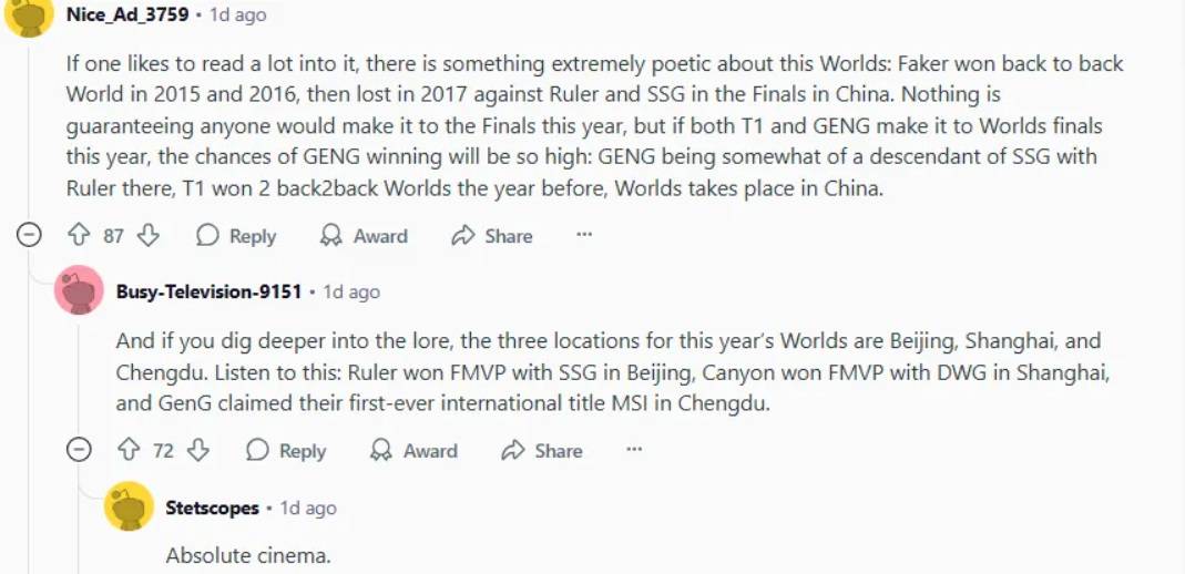 LOL外网热议,S15在中国举办,Faker受魔咒困扰,GEN拿到夺冠剧本