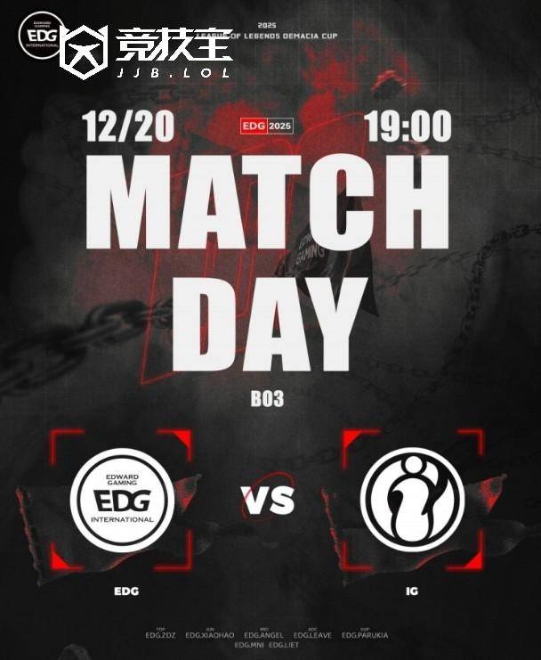 LOL2025德玛西亚杯小(xiǎo)组赛：EDG击败iG